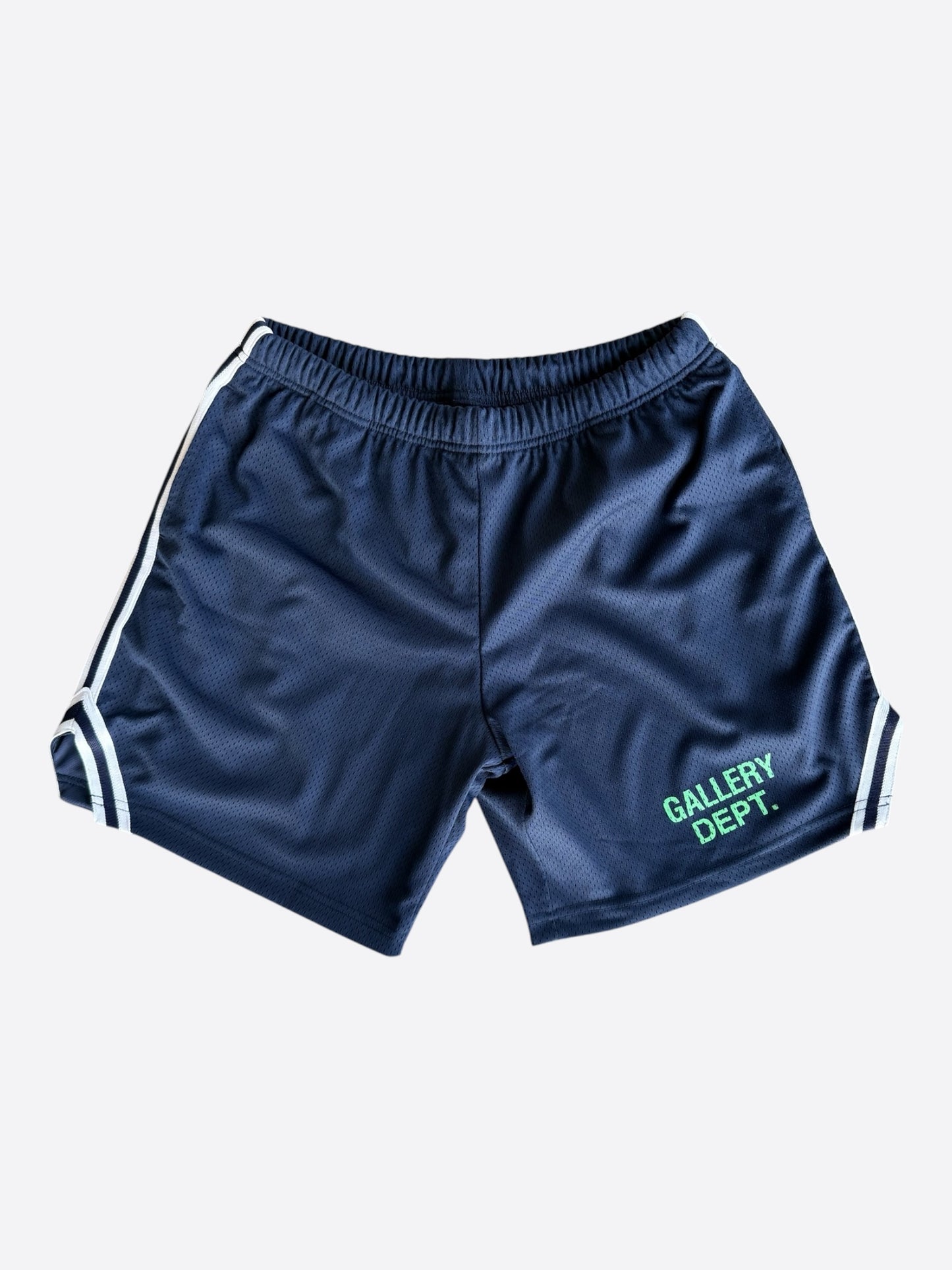 Gallery Dept Blue & White Logo Venice Court Shorts