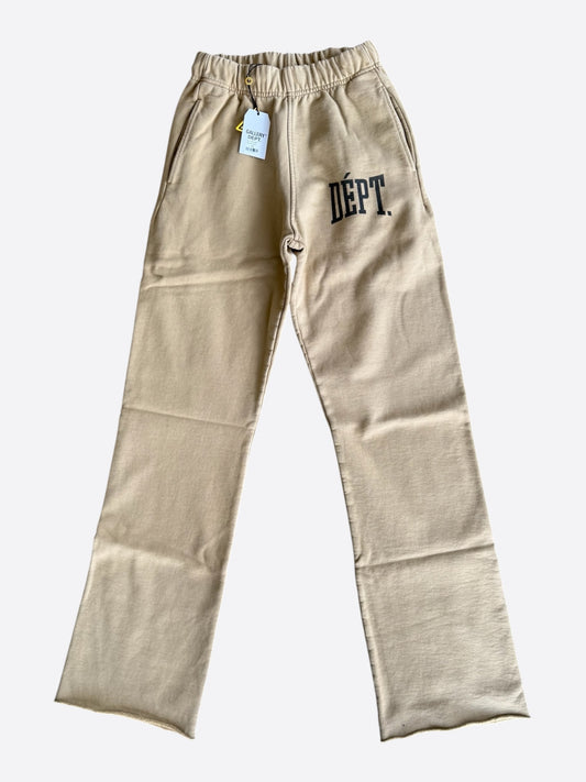 Gallery Dept Beige & Black Dept Logo Sweatpants