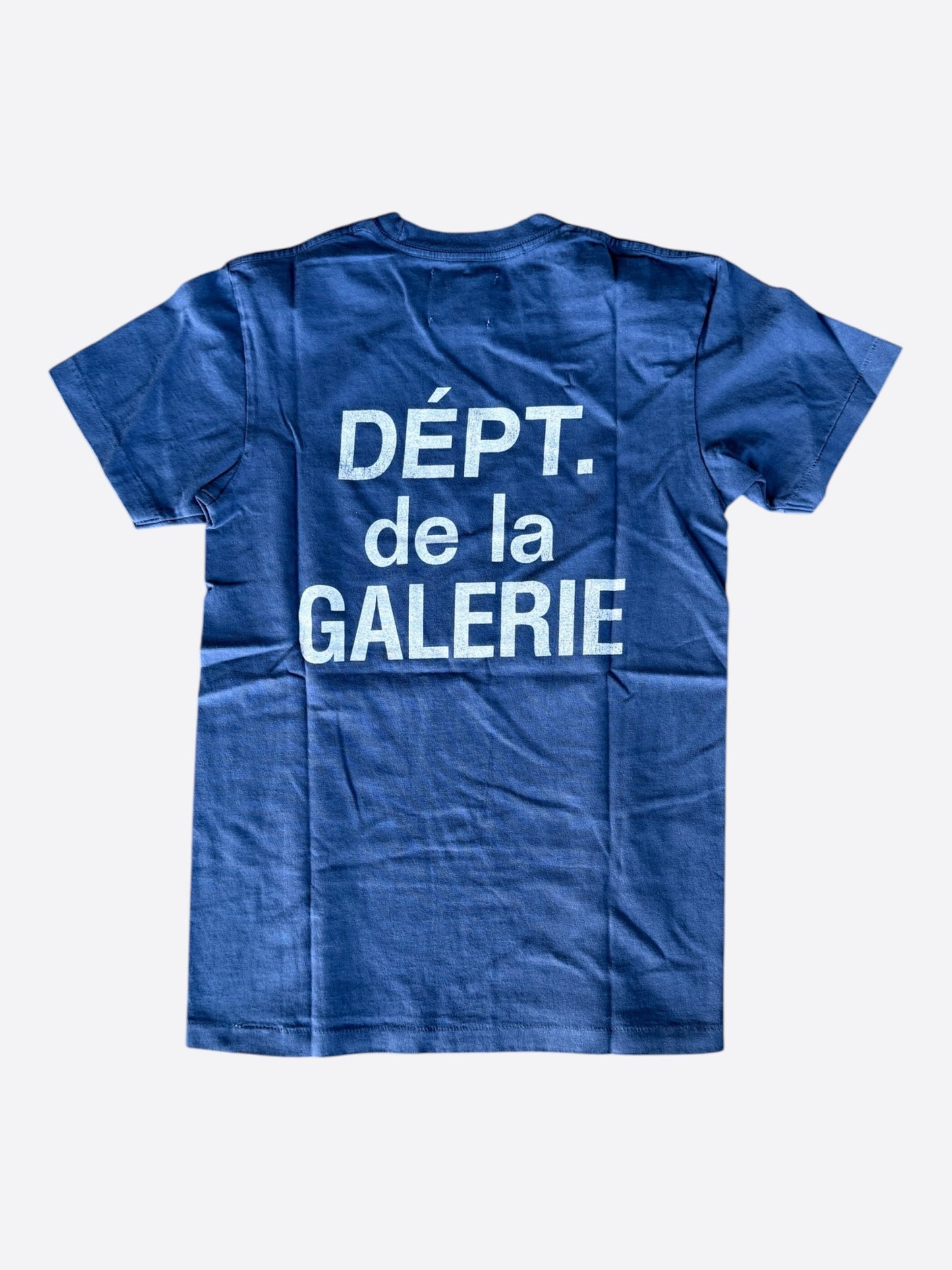 Gallery Dept Navy & White French Logo T-Shirt
