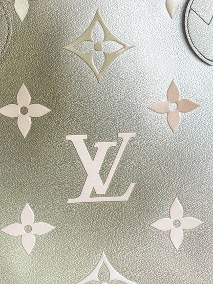 Louis Vuitton Khaki Sunset Monogram Neverfull MM