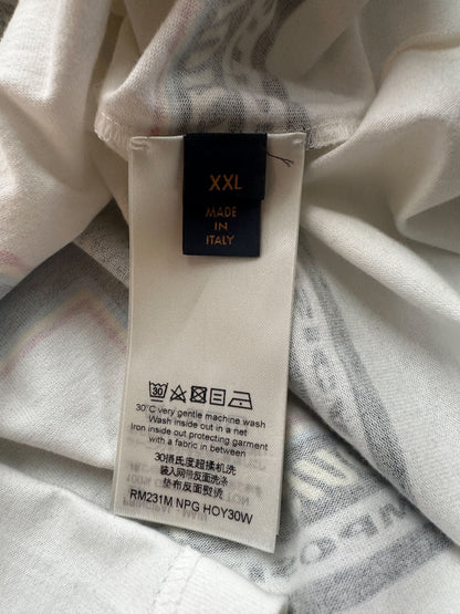 Louis Vuitton White Jazz Flyers T-Shirt