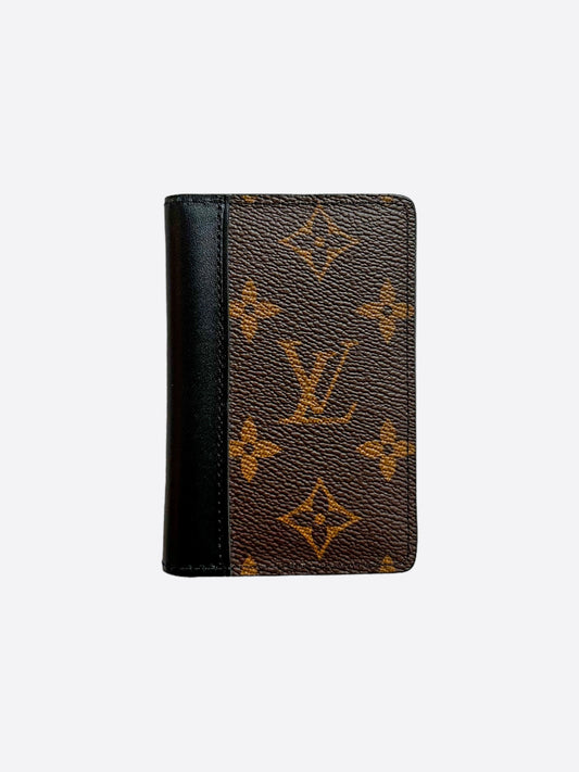 Louis Vuitton Black & Brown Monogram Pocket Organizer