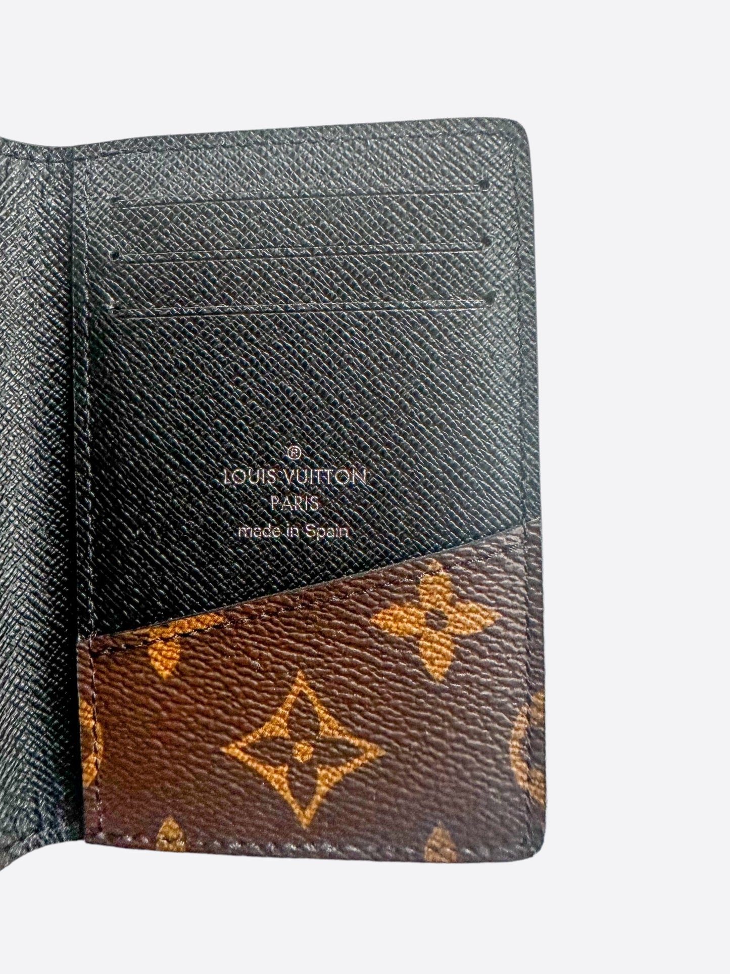 Louis Vuitton Black & Brown Monogram Pocket Organizer