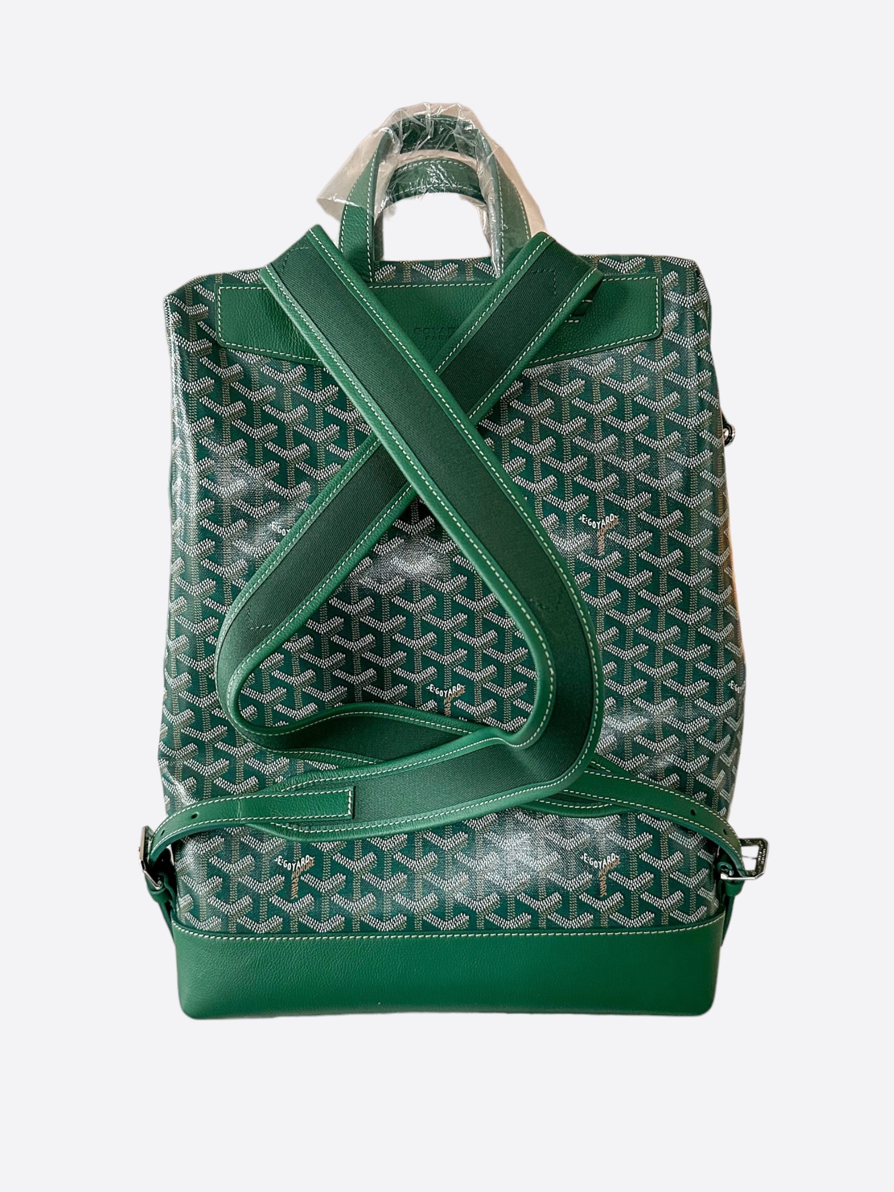 Goyard backpack green sale