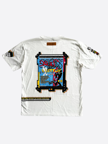 Louis Vuitton White Jazz Flyers T-Shirt