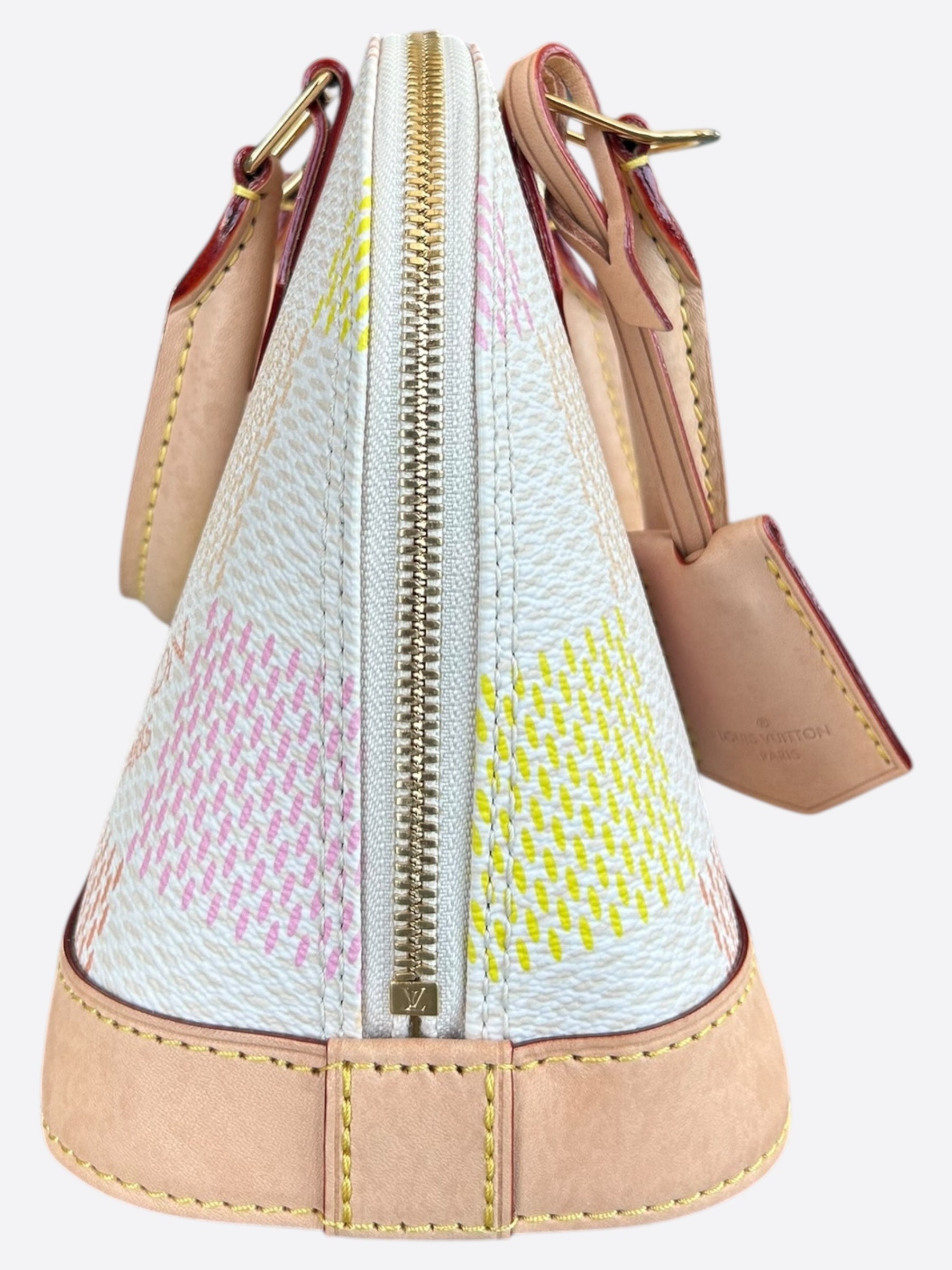 パリ直営店【Louis Vuitton】アルマ BB ダミエリシャス ピーチ Outlet Louis Vuitton N40516 Alma BB Peach On Sale - Louis