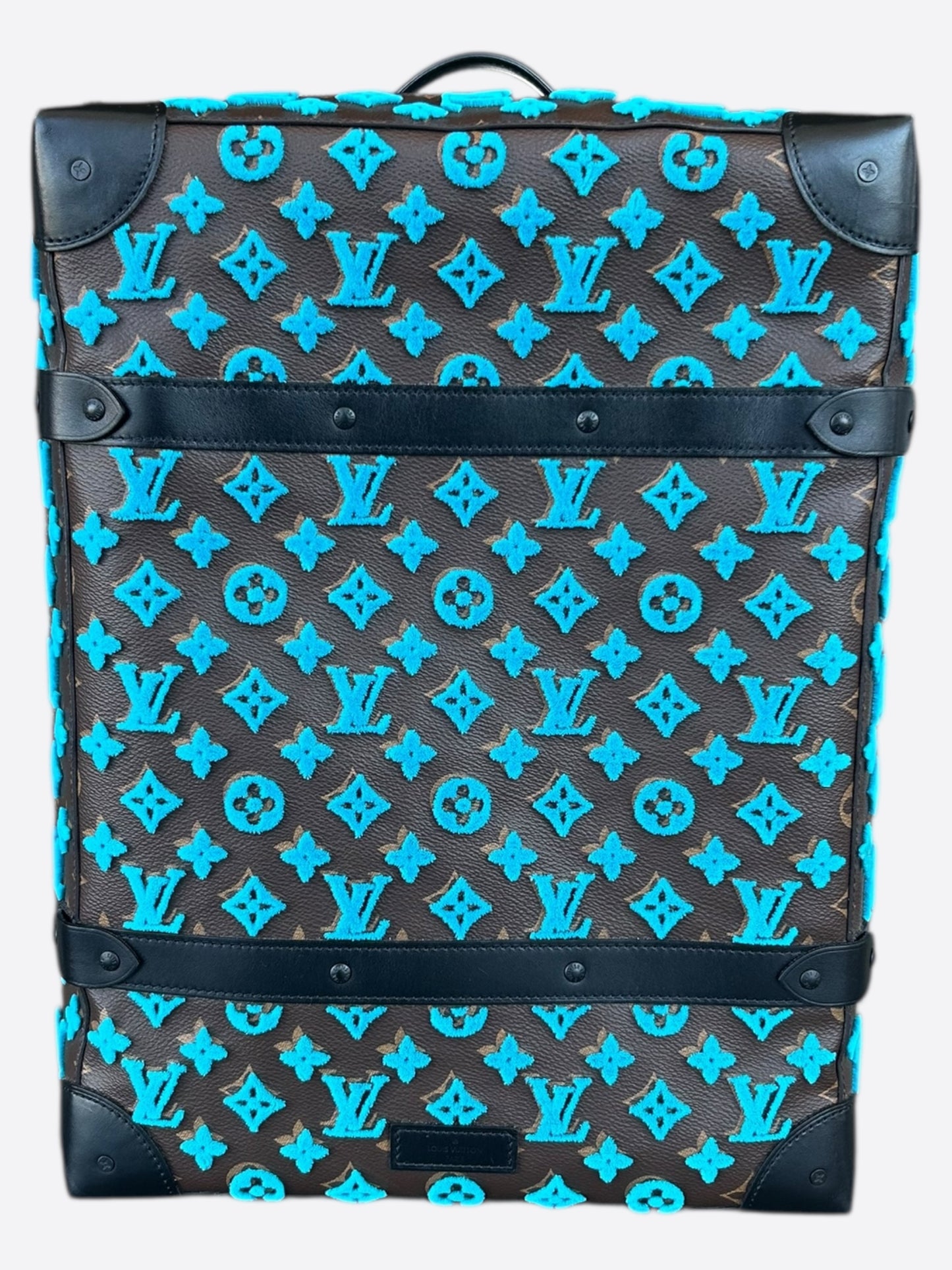 Louis Vuitton Brown & Blue Monogram Tuffetage Backpack