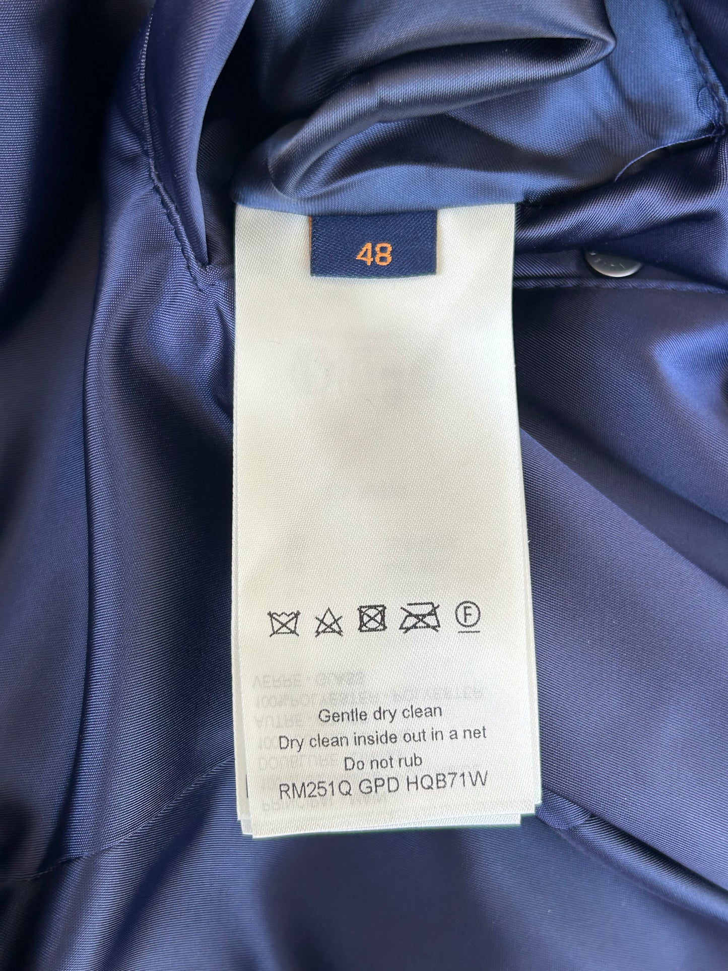 Louis Vuitton Navy & White Crystal Lovers Varsity Jacket