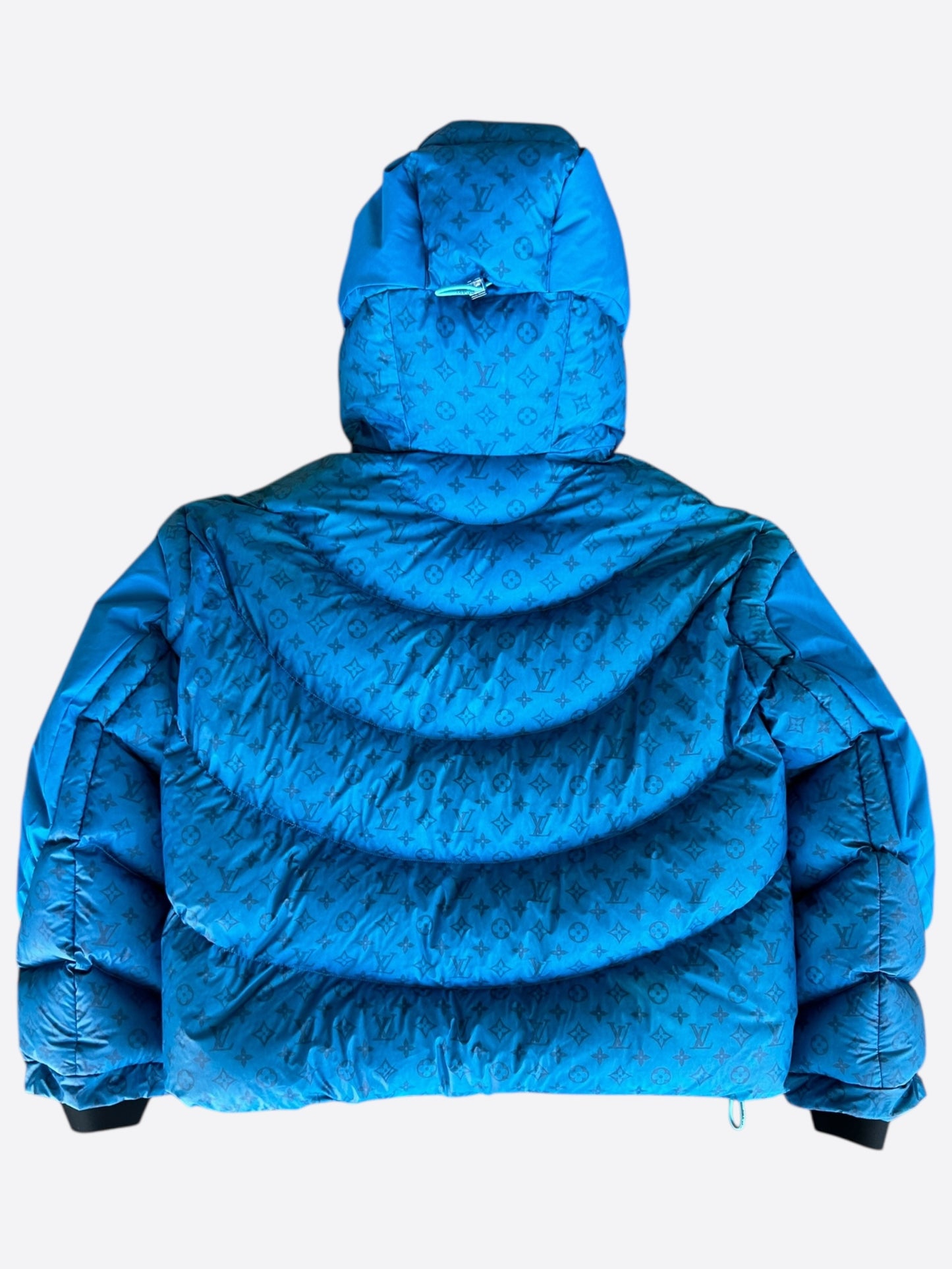 Louis Vuitton Blue 2054 Monogram Heat Reactive Puffer Jacket