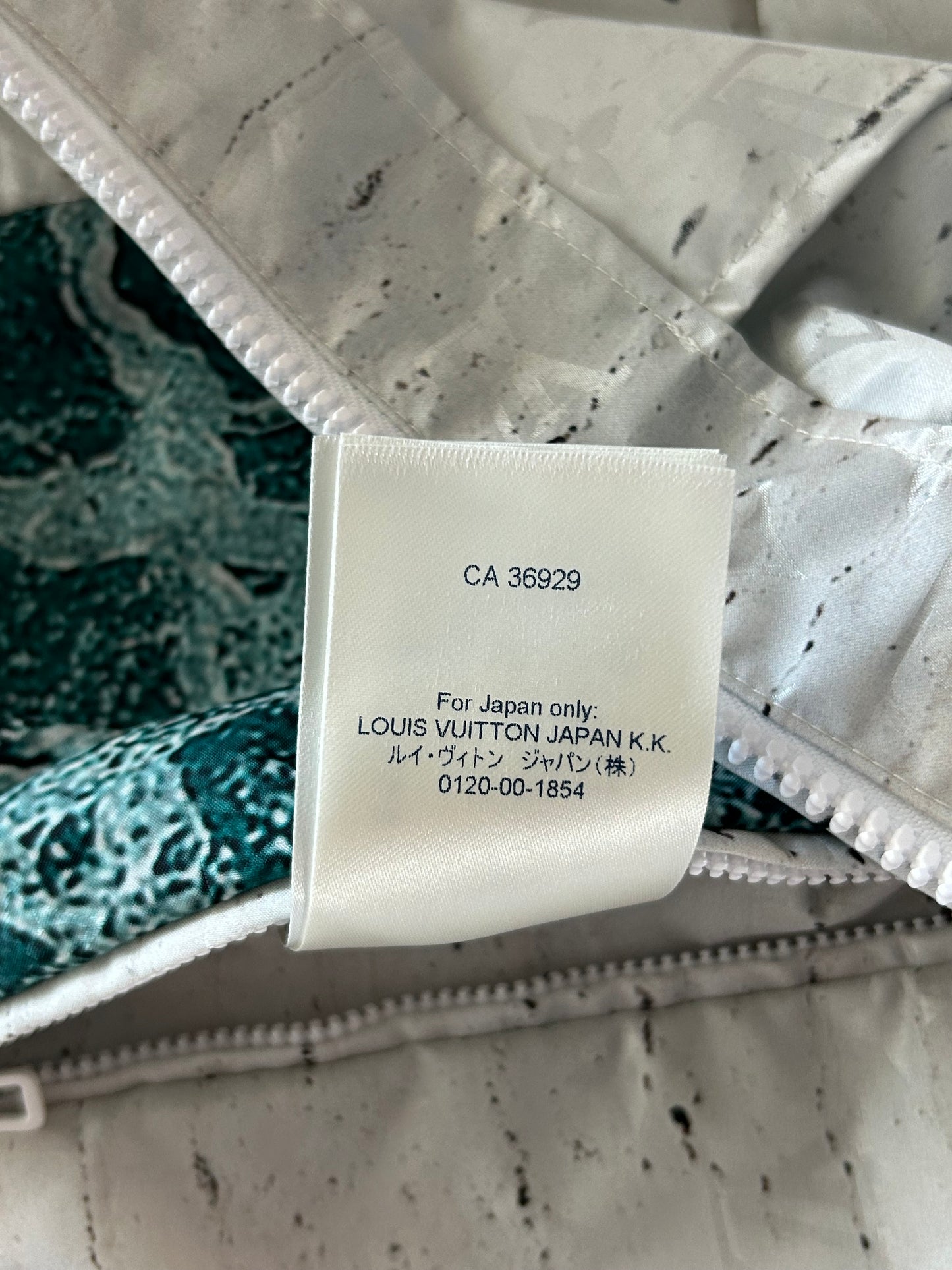 Louis Vuitton Brown & White Marble Monogram Windbreaker