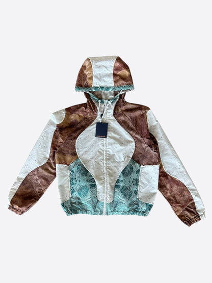 Louis Vuitton Brown & White Marble Monogram Windbreaker