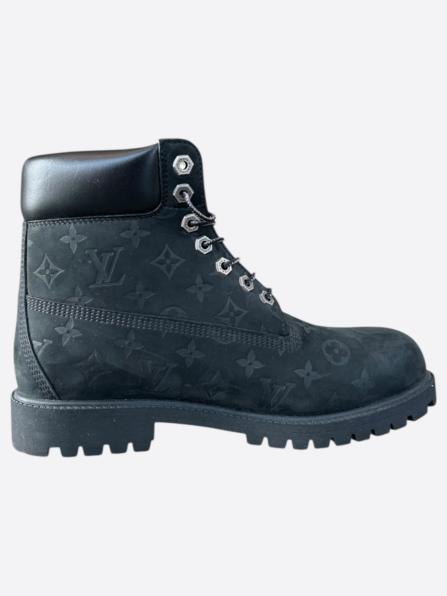 Louis Vuitton Timberland Black Monogram Boots