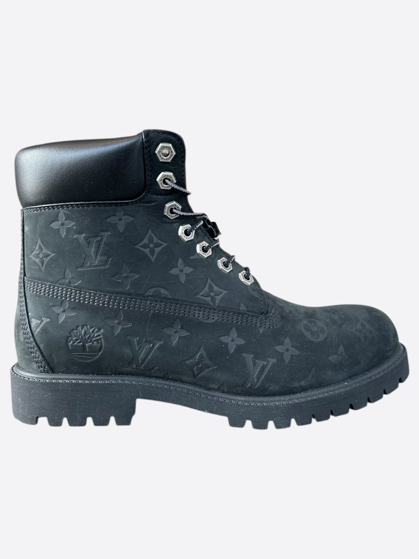 Louis Vuitton Timberland Black Monogram Boots