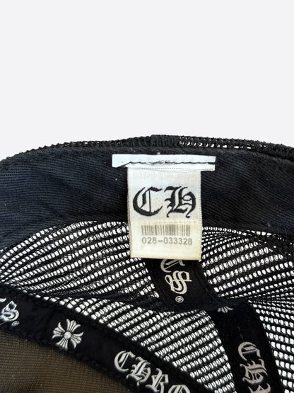 Chrome Hearts Black & White F**K Trucker Hat
