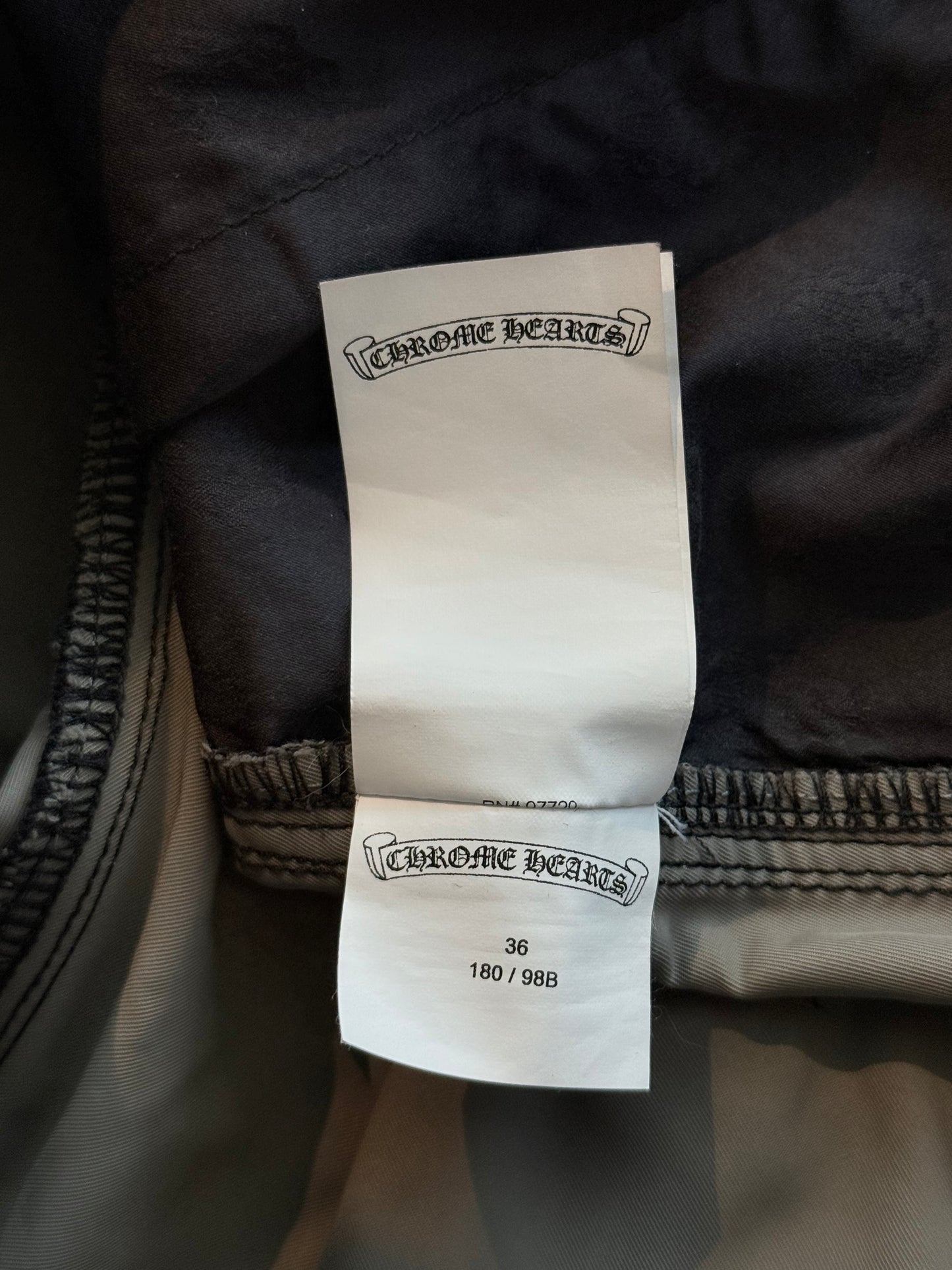 Chrome Hearts Black Nylon & Leather Carpenter Shorts