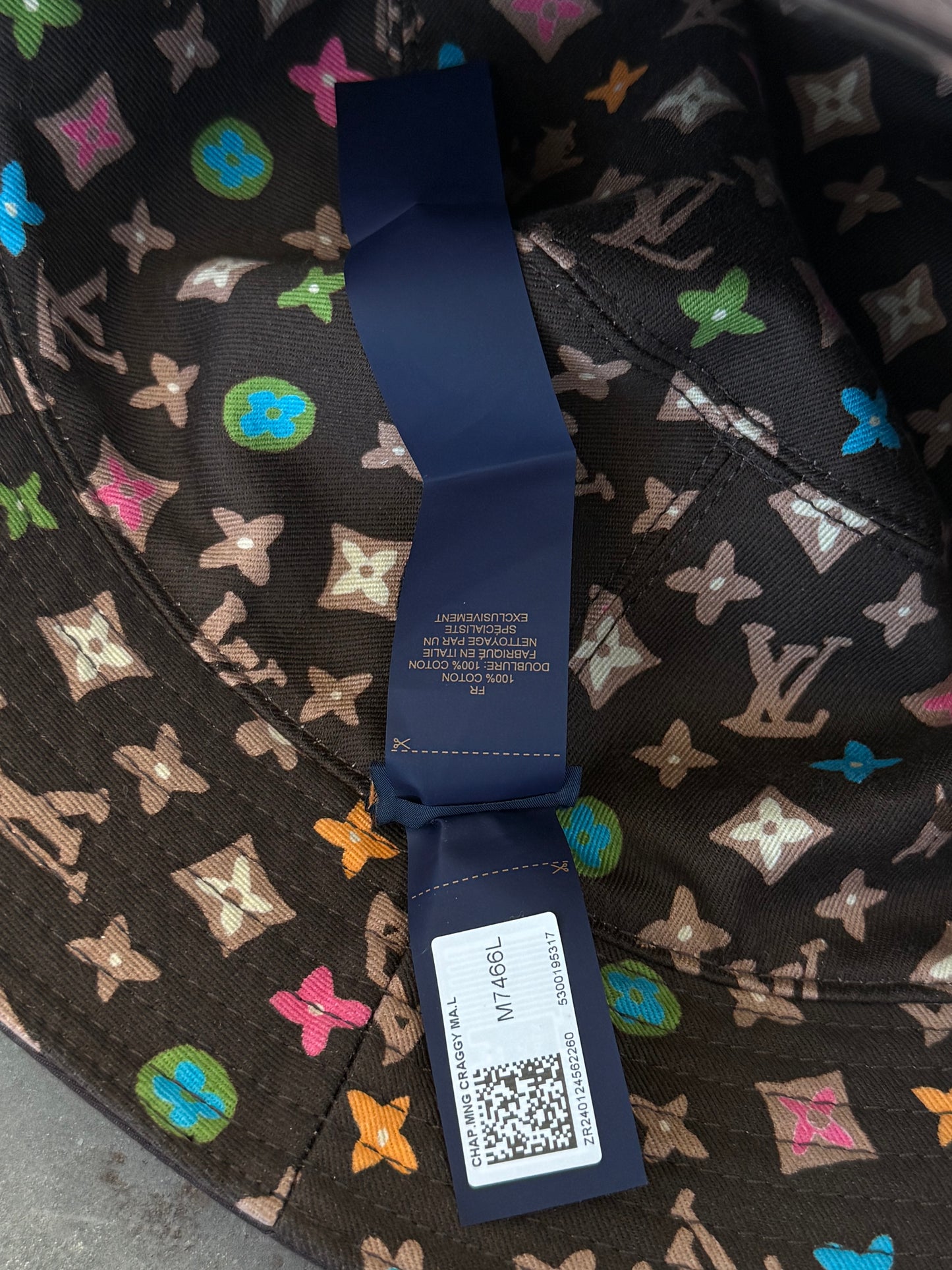 Louis Vuitton Tyler The Creator Brown & Multicolor Monogram Reversible Bucket Hat