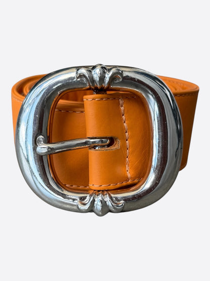Chrome Hearts Orange & Rhodium Gunslinger Belt