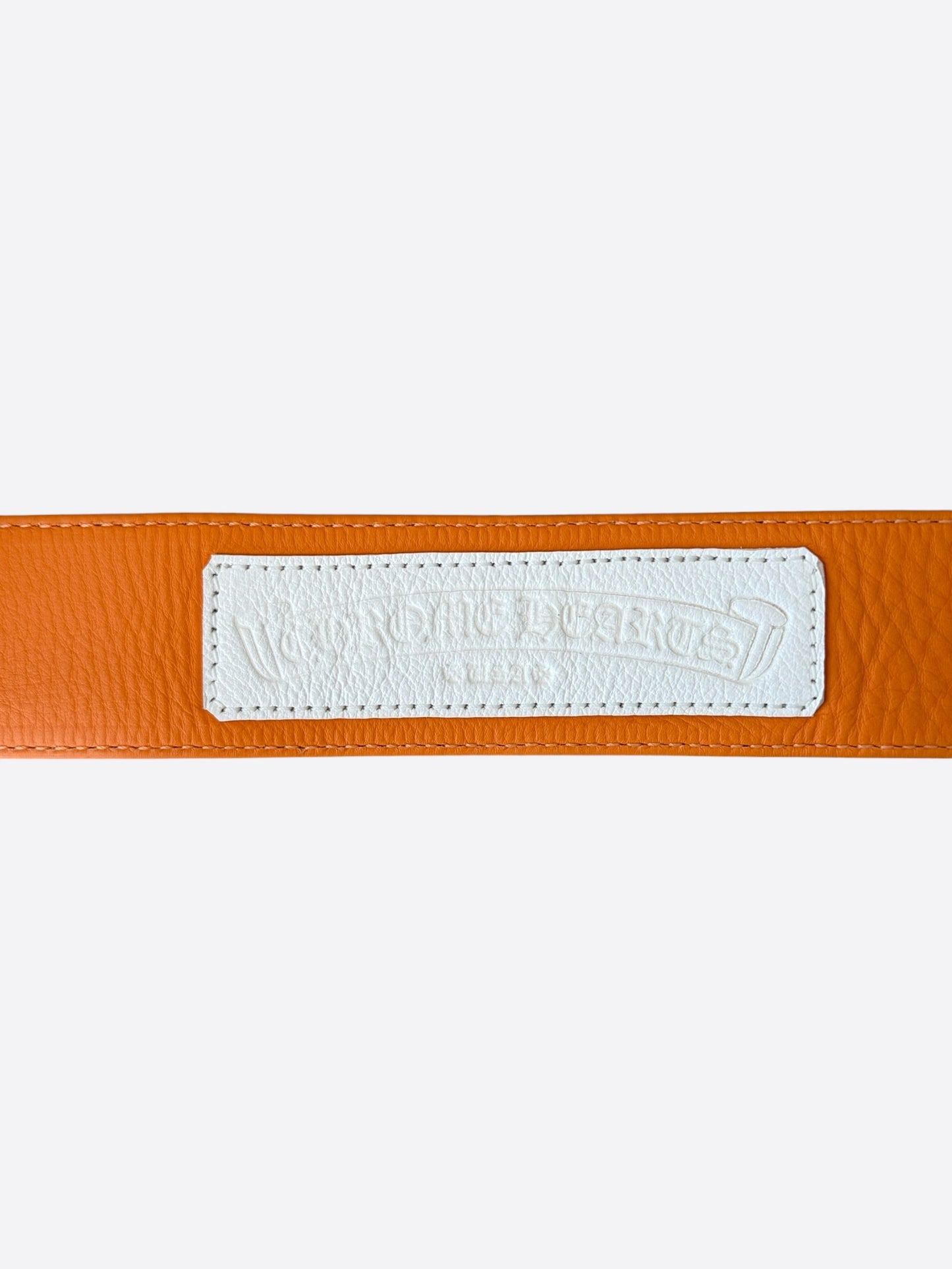 Chrome Hearts Orange & Rhodium Gunslinger Belt