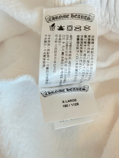 Chrome Hearts White & Blue Horseshoe Logo Sweatpants