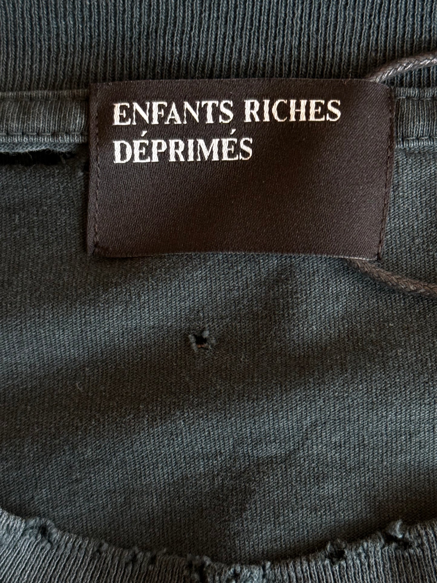 Enfants Riches Deprimes Faded Black & White Brotherhood Of Sleep Longsleeve T-Shirt