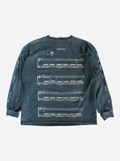 Enfants Riches Deprimes Faded Black & White Brotherhood Of Sleep Longsleeve T-Shirt