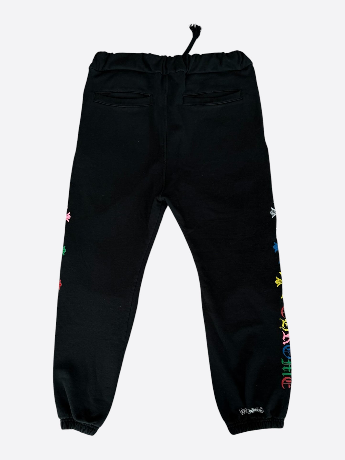 Chrome Hearts Black Multicolor Cross Logo Sweatpants