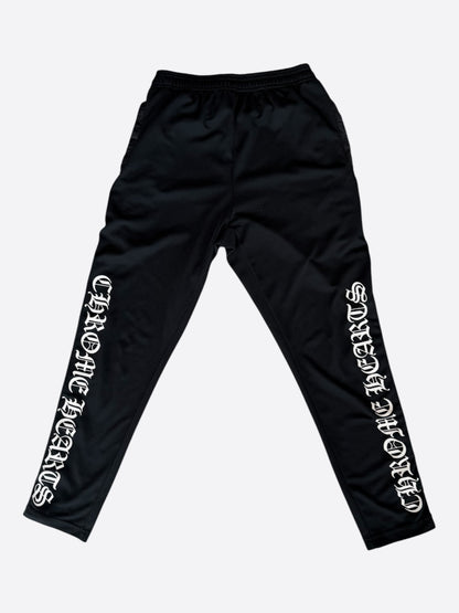 Chrome Hearts Black & White Snap Button Tearaway Track Pants