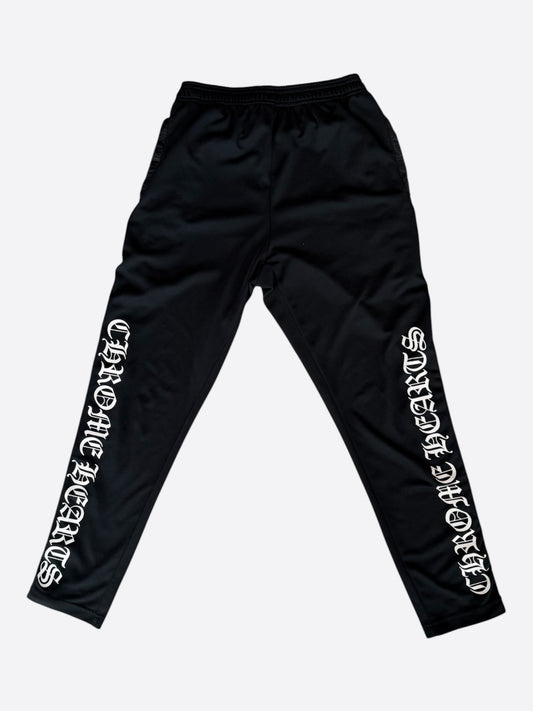 Chrome Hearts Black & White Snap Button Tearaway Track Pants