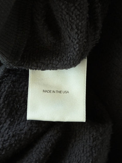 Enfants Riches Deprimes Faded Black & White Shrunken Patch Hoodie