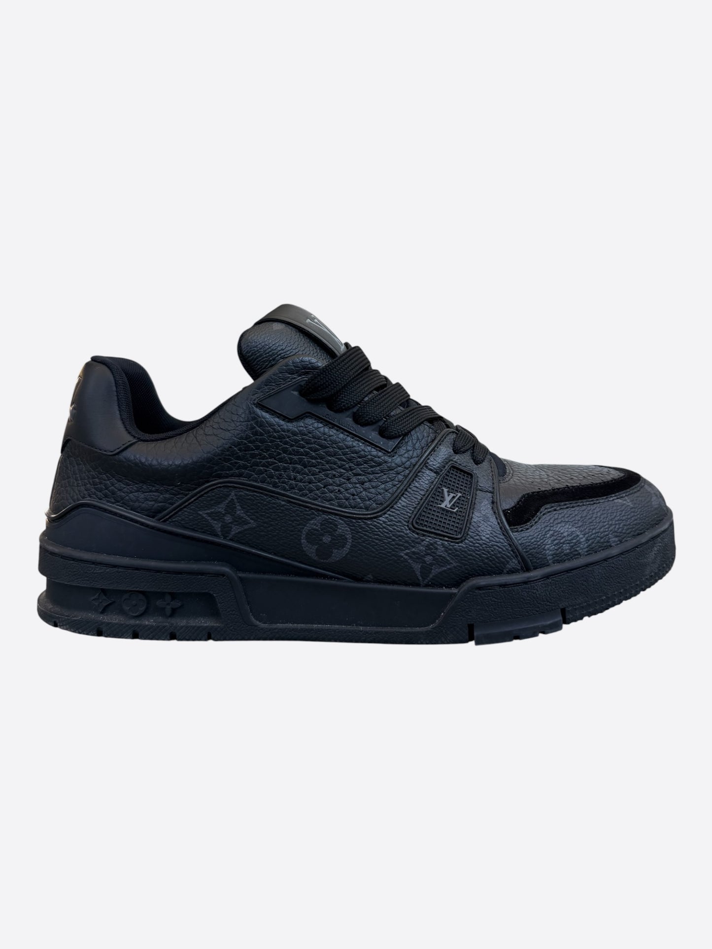 Louis Vuitton Black Monogram Eclipse Trainers