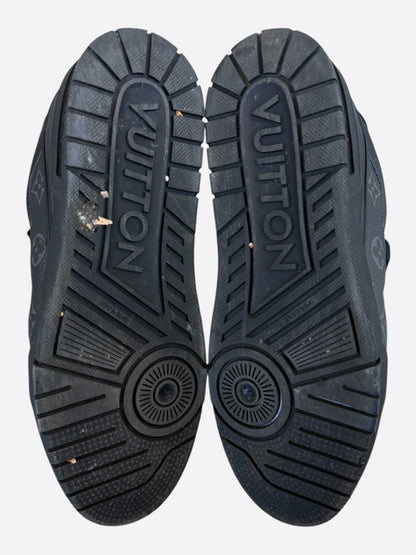 Louis Vuitton Black Monogram Eclipse Trainers