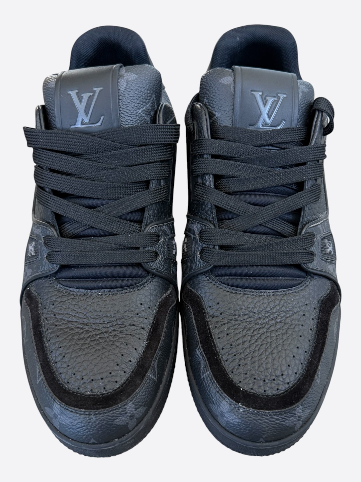 Louis Vuitton Black Monogram Eclipse Trainers