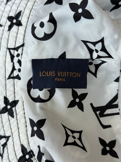 Louis Vuitton Black & White Monogram Bucket Hat