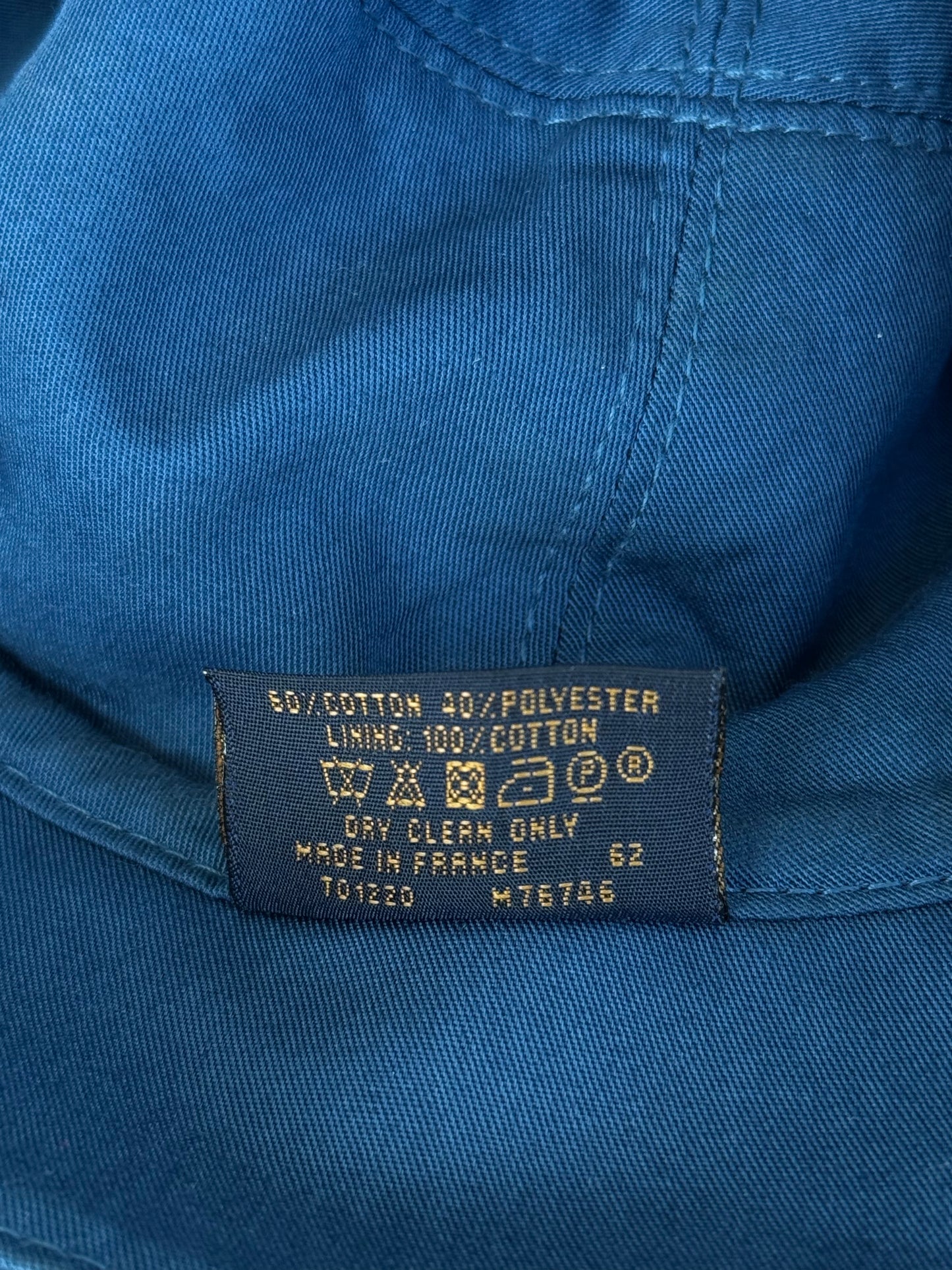 Louis Vuitton Blue & White Denim Monogram Reversible Bucket Hat