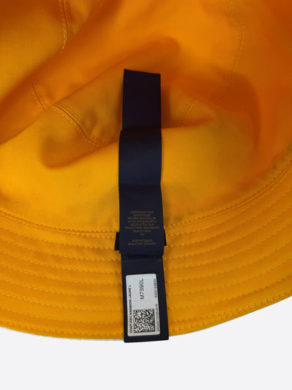 Louis Vuitton White & Yellow Monogram Reversible Bucket Hat