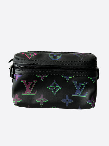 Louis Vuitton Black & Multicolor Monogram Comet Messenger PM