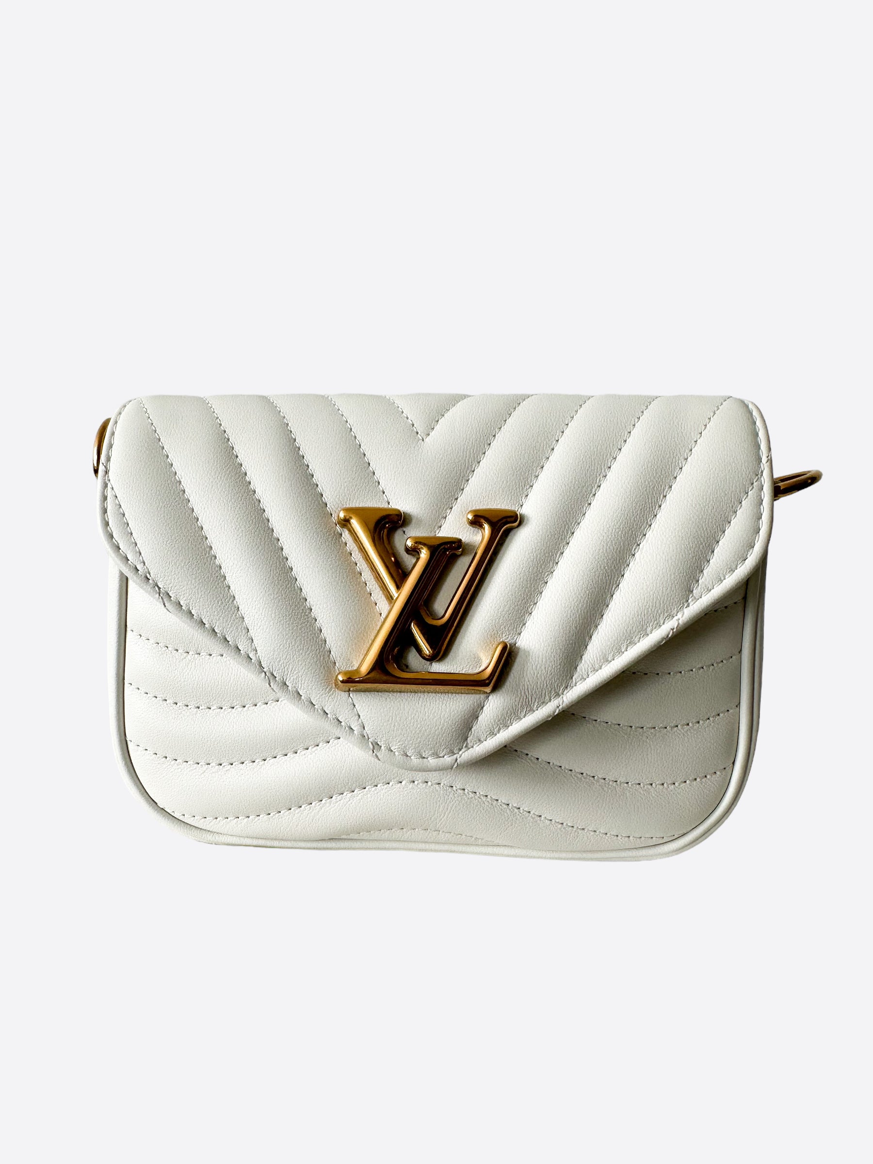 Louis Vuitton White New Wave Multi-Pochette – Savonches