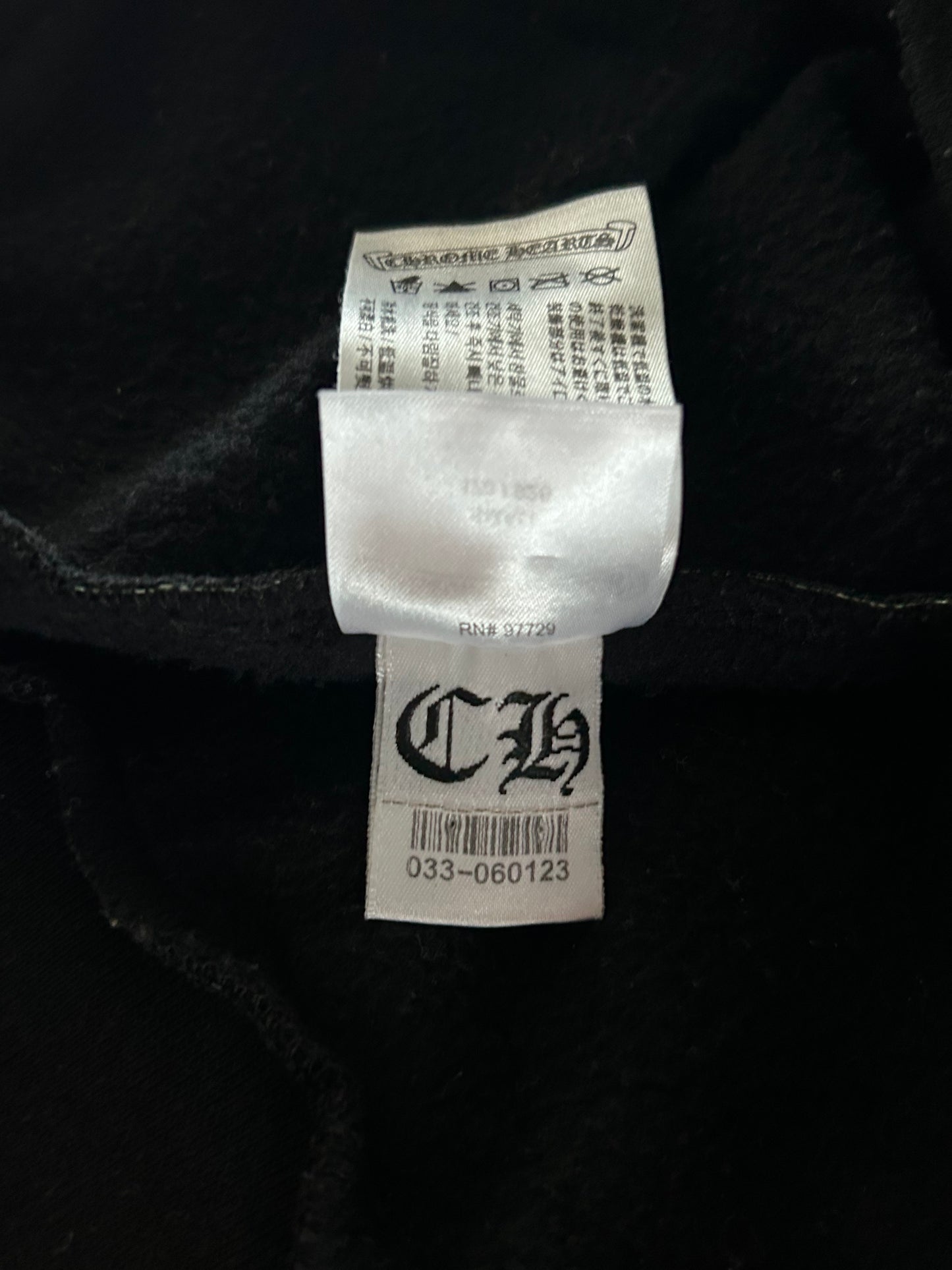 Chrome Hearts Black & Multicolor Stencil Hoodie