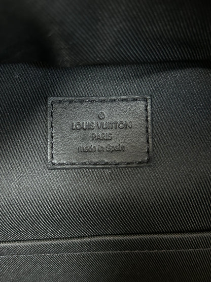 Louis Vuitton Black Shadow Monogram Racer Backpack