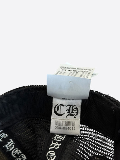 Chrome Hearts Black Multicolor Cross Trucker Hat
