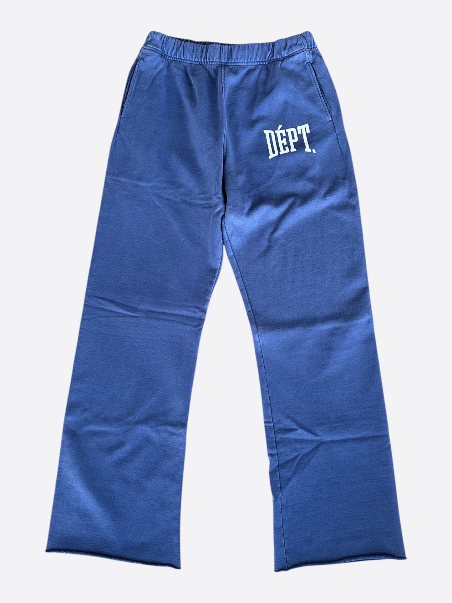 Gallery Dept Blue & White Dept Logo Sweatpants