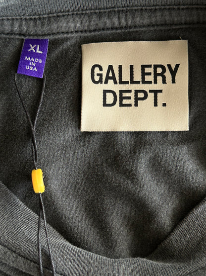 Gallery Dept Vintage Black & White Dept Logo Sleeveless T-Shirt