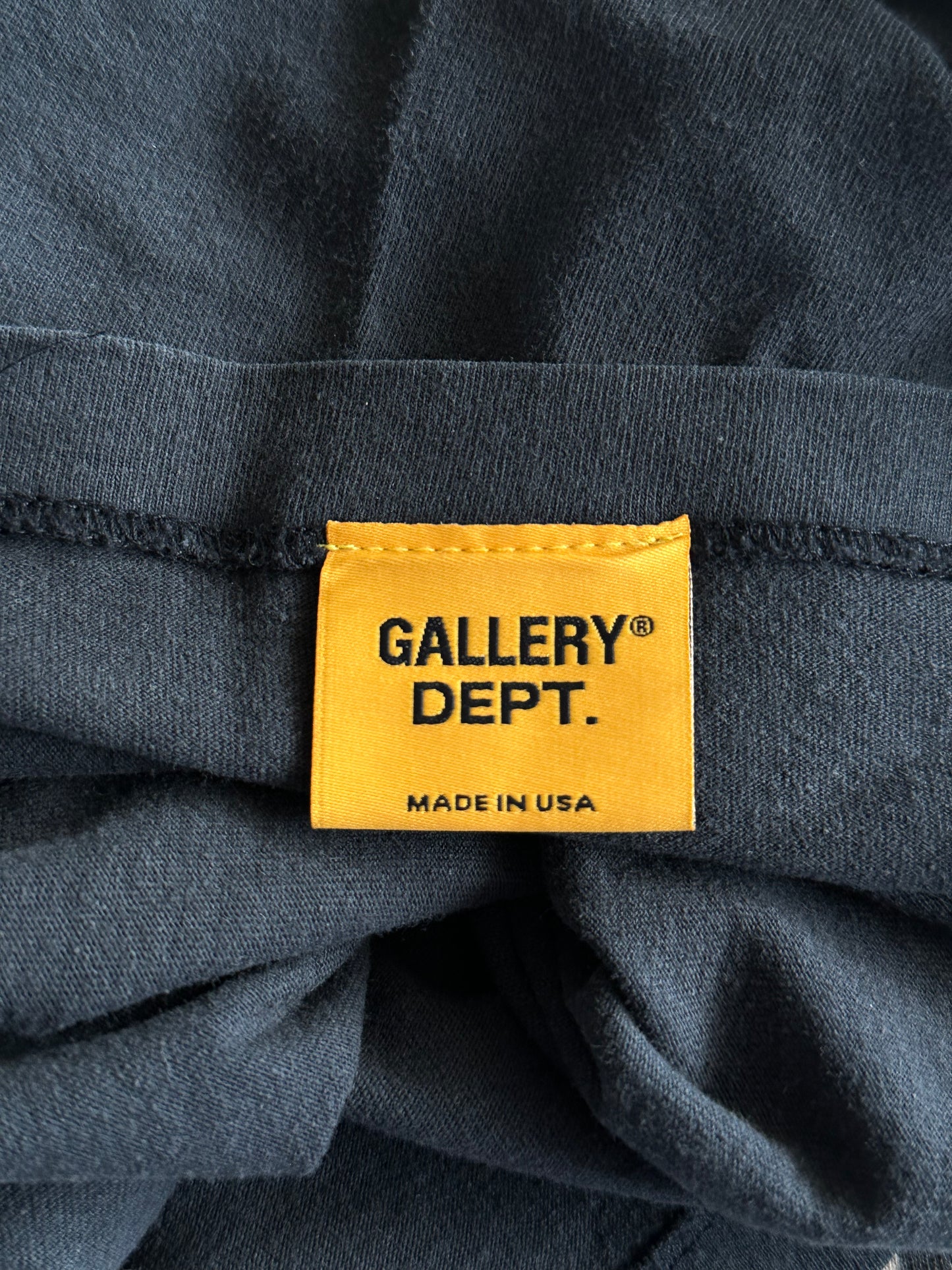 Gallery Dept Black & Red Turkey Wingz Glitter Logo T-Shirt