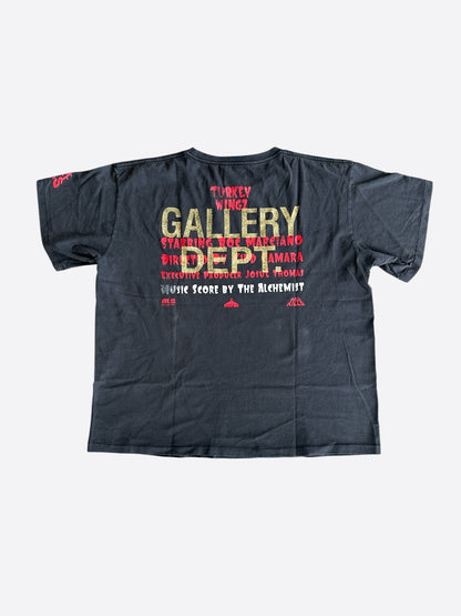 Gallery Dept Black & Red Turkey Wingz Glitter Logo T-Shirt
