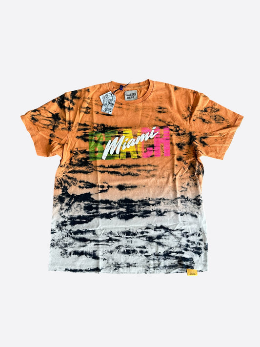 Gallery Dept Multicolor Tie-Dye Miami Beach Graphic T-Shirt