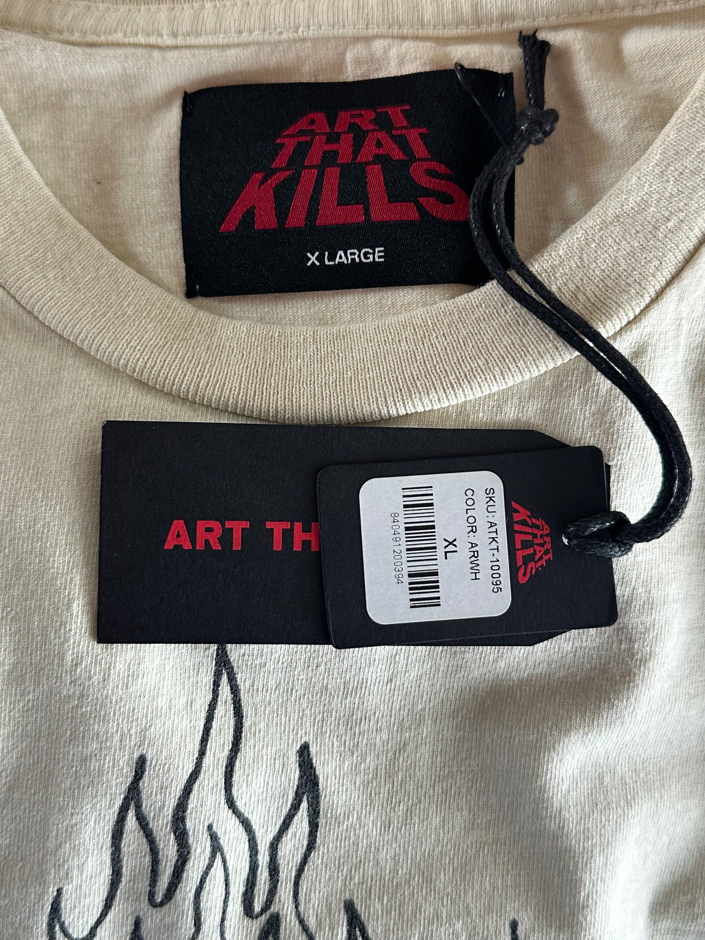 Gallery Dept Archival White ATK The World Is Ours Graphic T-Shirt