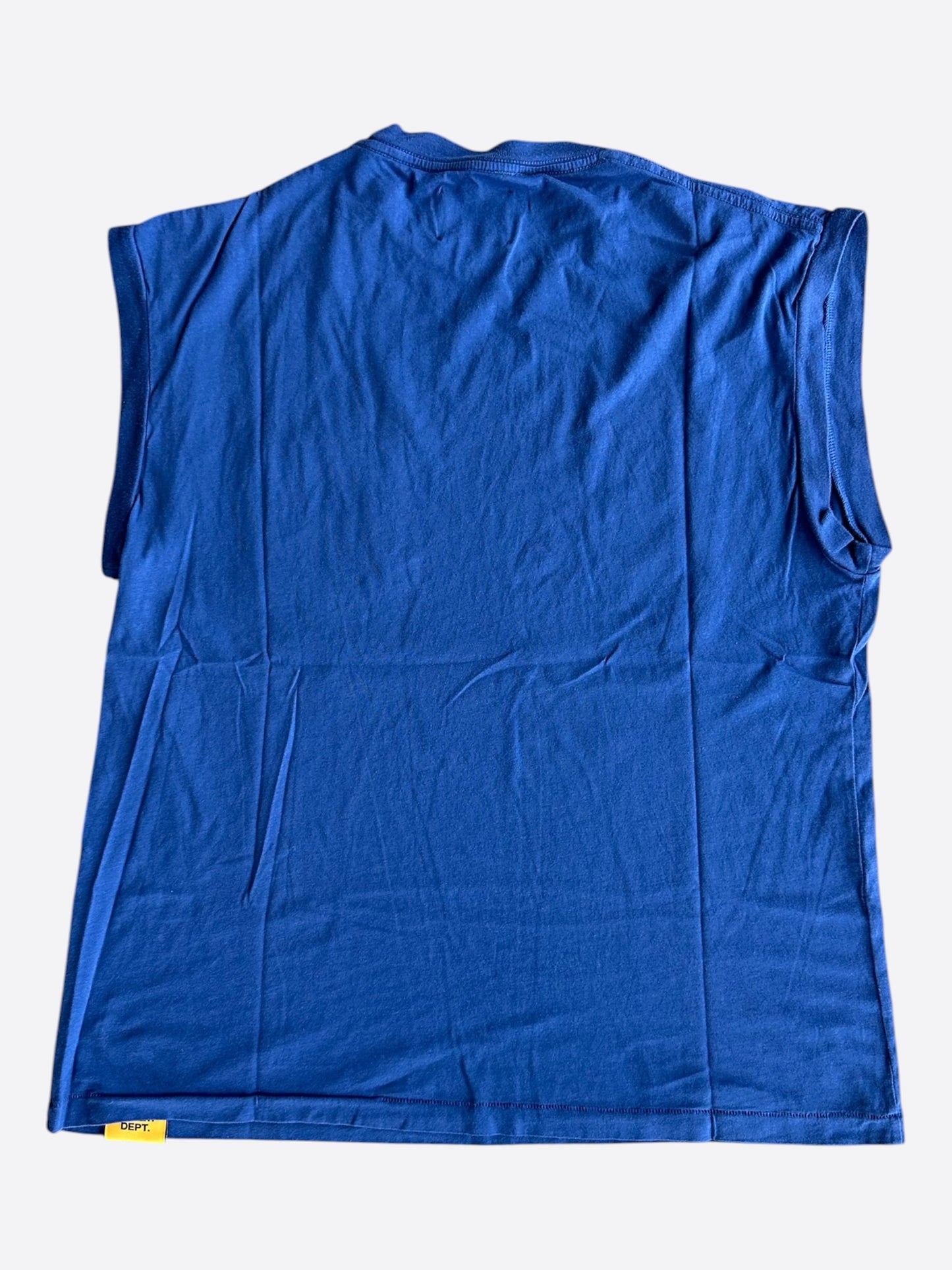 Gallery Dept Navy & White Dept Logo Sleeveless T-Shirt