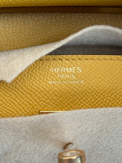 Hermes Yellow Epsom & Palladium Hardware Birkin 30