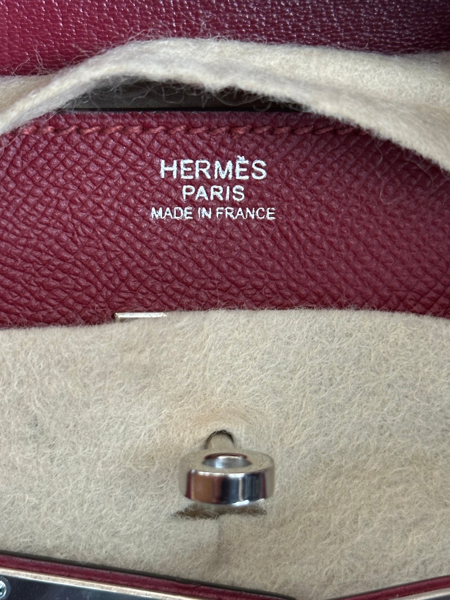 Hermes Red Epsom & Palladium Hardware Birkin 30