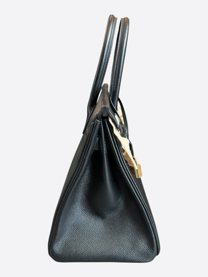 Hermes Black Epsom & Gold Hardware Birkin 30